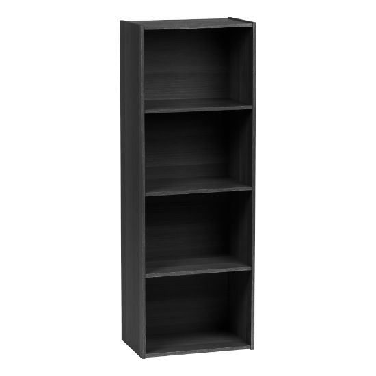 Picture of IRIS 46inH 4-Tier Storage-Shelf, Black