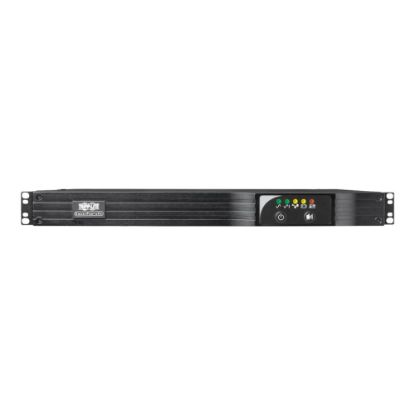 Picture of Tripp Lite SmartPro SmartPro 230V 500VA 300W Line-Interactive UPS, 1U Rack/Tower, Network Card Options, USB, DB9 Serial - UPS (rack-mountable) - AC 220/230/240 V - 300 Watt - 500 VA - 1-phase - output connectors: 6 - 1U