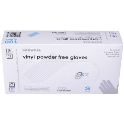 Picture of Powder-Free Vinyl Gloves, Small, Box Of 100