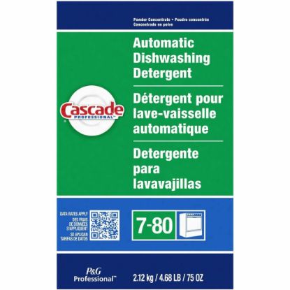 Picture of Cascade Professional Automatic Dishwasher Detergent Powder - For Dish - 75 oz (4.69 lb) - Fresh Scent - 1 Each - White