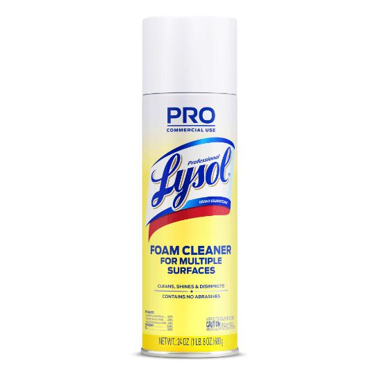 Picture of Lysol Professional Disinfectant Foam Cleaner, 24 Oz Bottle