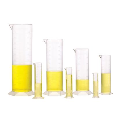 Picture of Learning Advantage Graduated Cylinder Set, Clear, Grades 4-12, Set Of 7 Cylinders