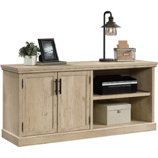 Picture of Sauder Aspen Post 65inW Credenza Computer Desk, Prime Oak