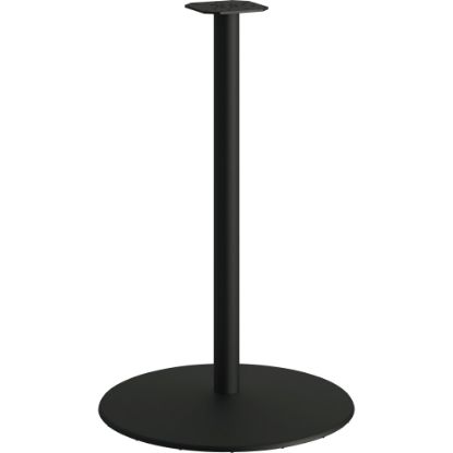 Picture of HON Between Tabletop Disc Base For 42in Tabletops, 40-3/4inH x 25-13/16inW x 25-13/16inD, Black