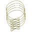 Picture of JAM Paper Large Elastic Gift Wrap String Ties, 22in, Metallic Gold, Pack Of 5 Ties