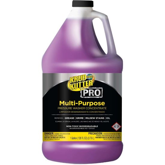 Picture of Krud Kutter Pro Multi-Purpose Pressure Washer Concentrate, 1 Gallon, Purple, Pack Of 4 Jugs