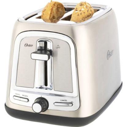 Picture of Oster 2 Slice Toaster - 800 W - Toast, Bread, Bagel, Waffle - Brushed Stainless Steel