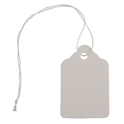 Picture of JAM Paper Mini Gift Tags, 1-3/4in x 1-1/16in, White, Pack Of 75 Tags