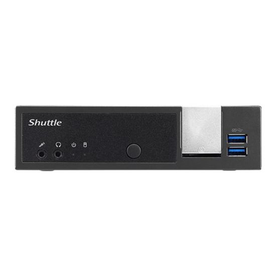 Picture of Shuttle XPC slim DX30 - Barebone - Slim-PC - 1 x Celeron J3355 - RAM 0 GB - HD Graphics 500 - WLAN: Gigabit Ethernet - 802.11b/g/n