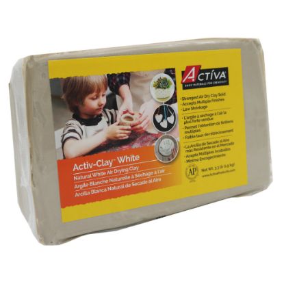 Picture of Activa Products Activ-Clay Air Dry Clay, 3.3 Lb, White