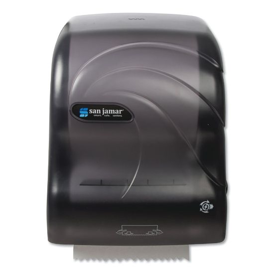 Picture of San Jamar Simplicity Mechanical Roll Towel Dispenser, Translucent Black