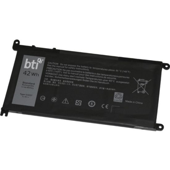 Picture of BTI 51KD7-BTI 11.4V 42WHR LI-ION BATTERY 051KD7, Y07HK, 0FY8XM, 51KD7, FY8XM CHROMEBOOK 11 3180, CHROMEBOOK 3189, CHROMEBOOK 11 3189, CHROMEBOOK 5190 2-IN-1, CHROMEBOOK 3100 2-IN-1, CHROMEBOOK 3180