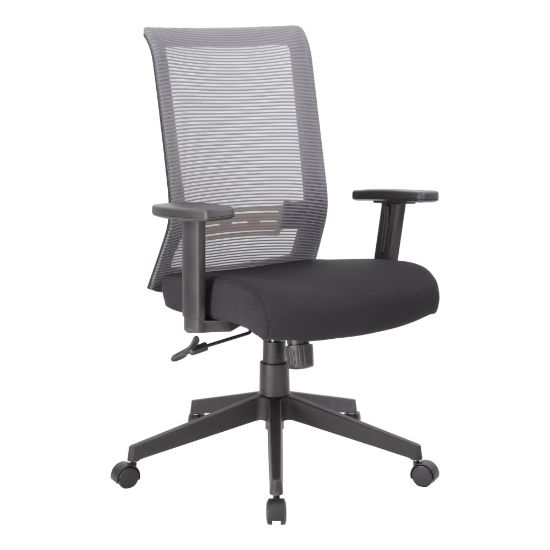 Picture of Boss Office Products Horizontal Mesh Back Task Chair, Gray/Black