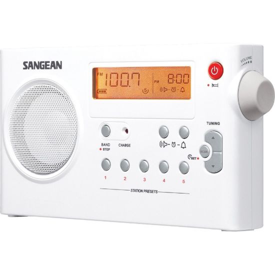 Picture of Sangean PR-D7 Digital Rechargeable AM/FM Radio - 5 x AM, 5 x FM Presets