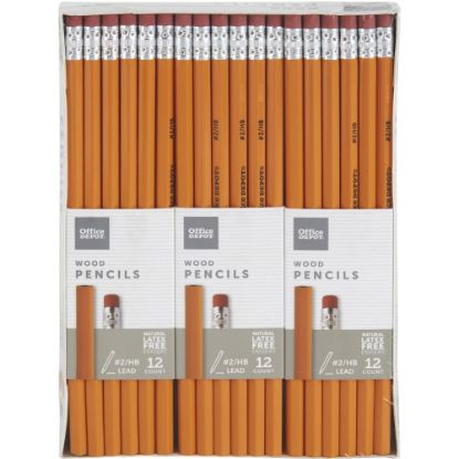 Picture of Office Depot Brand Wood Pencils, #2 Lead, Medium, Pack of 72