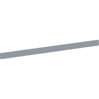 Picture of Lorell Single-Wide Horizontal Panel Strip for Adaptable Panel System - 33.1in Width x 0.5in Depth x 1.8in Height - Aluminum - Silver