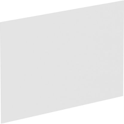 Picture of Lorell Adaptable Panel Dividers - 24in Width x 2in Height x 37in Depth - Aluminum, Acrylic - Frosted