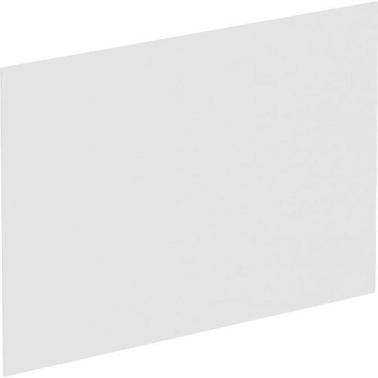 Picture of Lorell Adaptable Panel Dividers - 24in Width x 2in Height x 37in Depth - Aluminum, Acrylic - Frosted