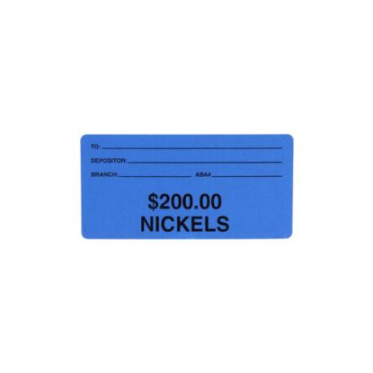 Picture of Control Group Self-Adhesive Coin ID Labels, 550001, 2in x 4in, Blue, Pack Of 100