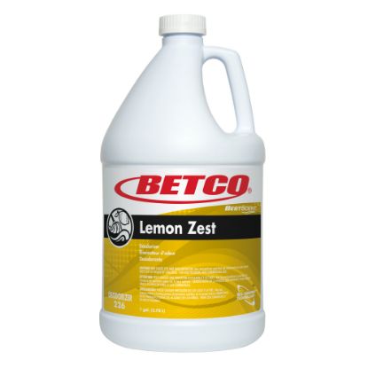 Picture of Betco Best Scent Odor Eliminator Concentrate, Lemon Zest Scent, 128 Oz, Case of 4