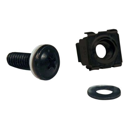 Picture of Tripp Lite Rack Enclosure Cabinet Square Hole Hardware Kit Screws, Washers - Rack screws, nuts and washers