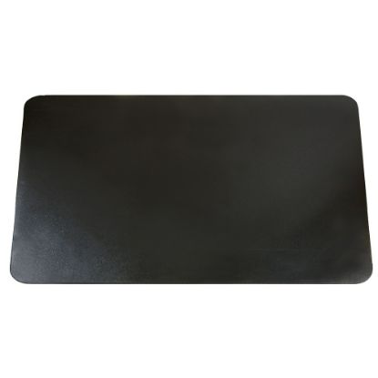 Picture of Artistic Eco-Black Desk Pad With Antimicrobial  Protection, 19in H x 24in W, Black