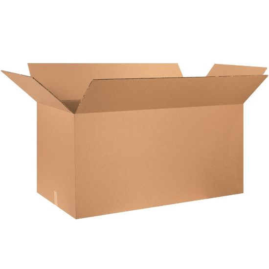 Picture of Partners Brand Double-Wall Heavy-Duty Corrugated Cartons, 48in x 24in x 24in, Kraft, Box Of 5