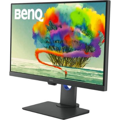 Picture of BenQ PD2705Q 27in Class WQHD LCD Monitor - 16:9 - Dark Gray - 27in Viewable - In-plane Switching (IPS) Technology - WLED Backlight - 2560 x 1440 - 16.7 Million Colors - 300 Nit - 5 ms - GTG Refresh Rate - Speakers - HDMI - DisplayPort