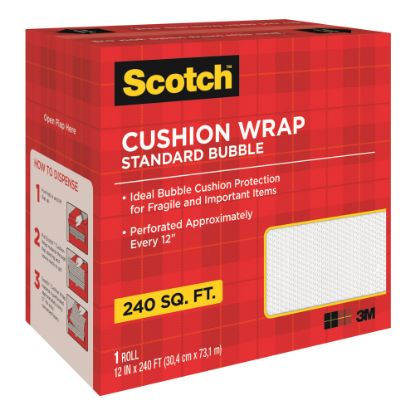 Picture of Scotch Perforated Cushion Wrap, 12in x 240ft, Clear