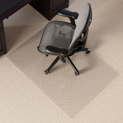 Picture of Realspace Medium Pile Chair Mat, 36in x 48in, Clear