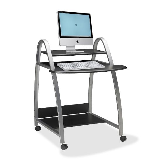 Picture of Mayline Arch 29inW Computer Desk Cart, Anthracite