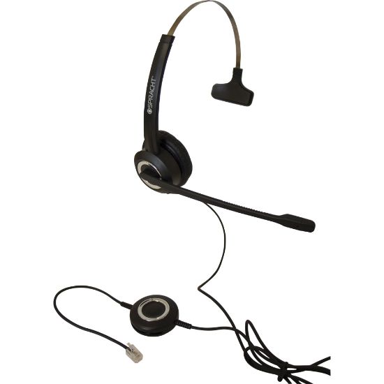 Picture of Spracht ZUMRJ9M Headset - Mono - RJ-9 - Wired - Over-the-head - Monaural