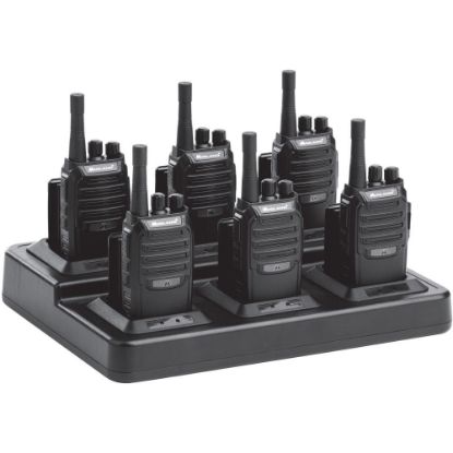 Picture of Midland BR200X6BGC BizTalk Bundle - 16 Radio Channels - 142 Total Privacy Codes - 2 W - Lithium Ion (Li-Ion) - Black - 6 Each