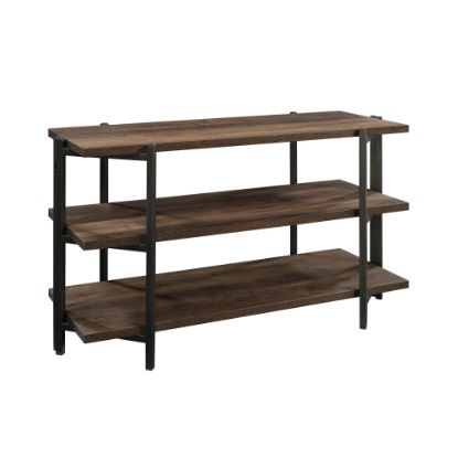 Picture of Sauder North Avenue Console For 42in TVs, 23-7/8inH x 43-3/4inW x 17-5/8inD, Smoked Oak