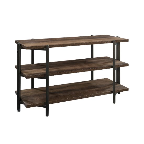 Picture of Sauder North Avenue Console For 42in TVs, 23-7/8inH x 43-3/4inW x 17-5/8inD, Smoked Oak