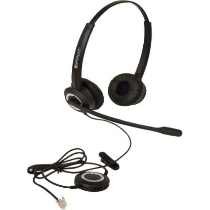 Picture of Spracht ZUMRJ9B Headset - Stereo - RJ-9 - Wired - Over-the-head - Binaural