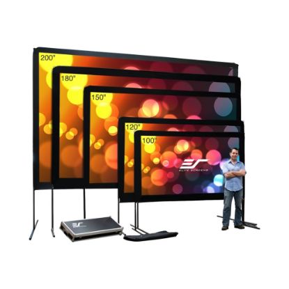 Picture of Elite Screens Yard Master Series OMS180H1 - Projection screen with legs - 180in (179.9 in) - 16:9 - DynaWhite