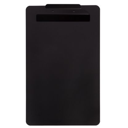 Picture of JAM Paper Aluminum Legal-Size Clipboard, 15-1/2in x 9-1/2in, Black