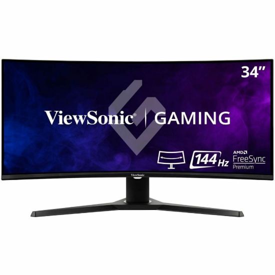 Picture of ViewSonic VX3418-2KPC 34in WQHD LED Curved Monitor, VESA Adaptive-Sync