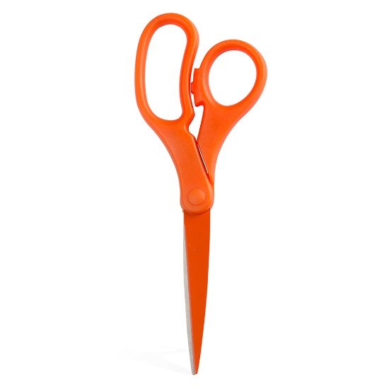 Picture of JAM Paper Precision Scissors, 8in, Pointed, Orange