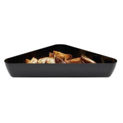 Picture of Cambro ShowFest Plastic Triangular Dish, 3 Qt, Black