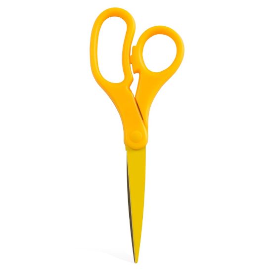 Picture of JAM Paper Precision Scissors, 8in, Pointed, Yellow