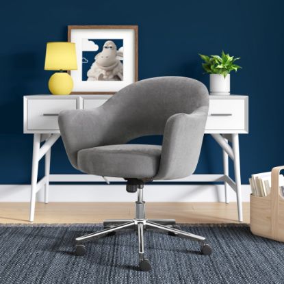 Picture of Serta Valletta Home Office Chair, Dovetail Gray/Chrome