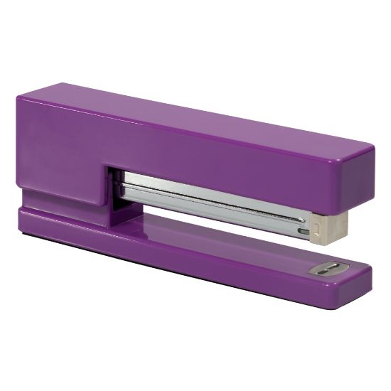 Picture of JAM Paper Plastic Stapler, 2-1/2inH x 1-1/8inW x 6inD, Purple