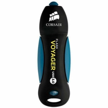 Picture of Corsair 32GB Flash Voyager USB 3.0 Flash Drive - 32 GB - USB 3.0 - 200 MB/s Read Speed - 40 MB/s Write Speed - Black