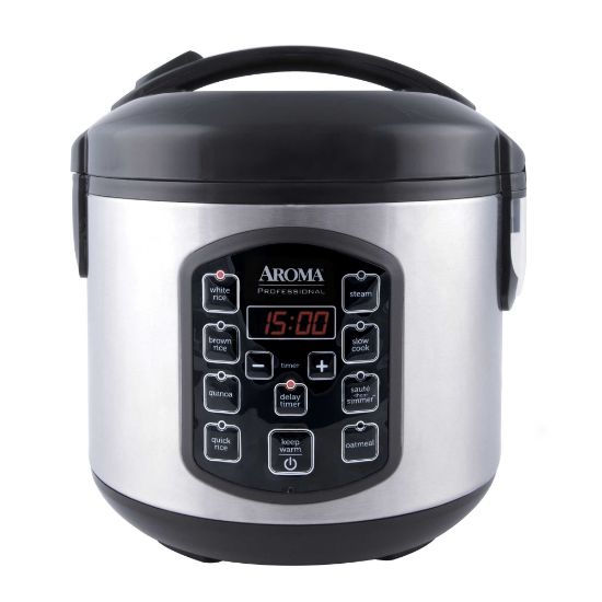 Picture of Aroma ARC-954SBD 8-Cup Digital Rice Cooker, Silver