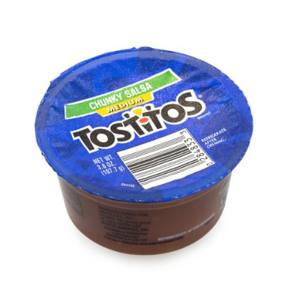 Picture of Tostitos Medium Chunky Salsa To-Go Cups, 3.8 Oz, Tub Of 30 Cups