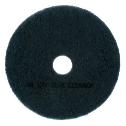 Picture of 3M 5300 Blue Cleaner Floor Pads, 13in Diameter, Blue, Case Of 5