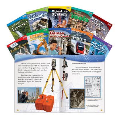 Picture of Teacher Created Materials TIME FOR KIDS Nonfiction Book Set, Set 2, Set Of 10 Books, Grade 3