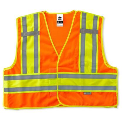 Picture of Ergodyne GloWear Safety Vest, Public, Type-P Class 2, XX-Large/3X, Orange, 8245PSV